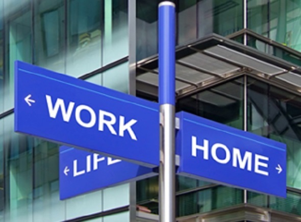 Work Life Home Sign
